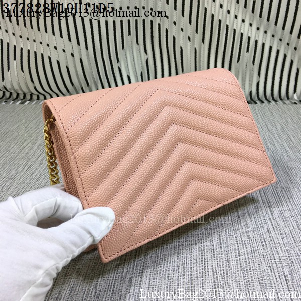 YSL Classic Monogramme Flap Bag Cannage Pattern Y377828S Pink YSL Classic Monogramme Flap Bag Cannage Pattern Y377828S Pink