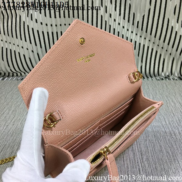 YSL Classic Monogramme Flap Bag Cannage Pattern Y377828S Pink YSL Classic Monogramme Flap Bag Cannage Pattern Y377828S Pink