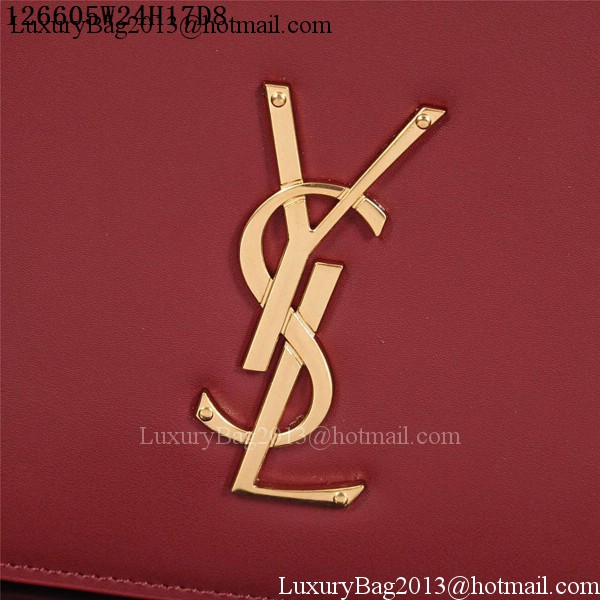 Yves Saint Laurent Monogramme Cross-body Shoulder Bag 126605 Burgundy Yves Saint Laurent Monogramme Cross-body Shoulder Bag 126605 Burgundy