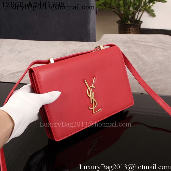 Yves Saint Laurent Monogramme Cross-body Shoulder Bag 126605 Red Yves Saint Laurent Monogramme Cross-body Shoulder Bag 126605 Red