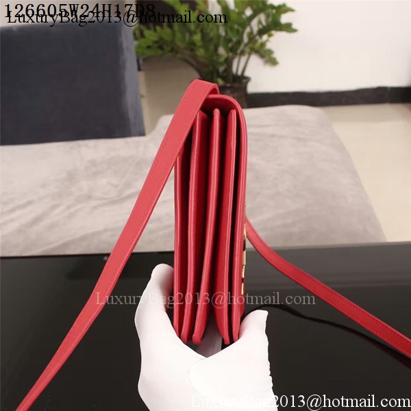 Yves Saint Laurent Monogramme Cross-body Shoulder Bag 126605 Red Yves Saint Laurent Monogramme Cross-body Shoulder Bag 126605 Red