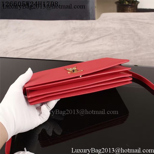 Yves Saint Laurent Monogramme Cross-body Shoulder Bag 126605 Red Yves Saint Laurent Monogramme Cross-body Shoulder Bag 126605 Red