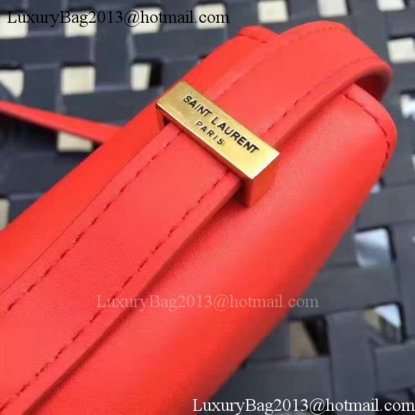 Yves Saint Laurent Cross-body Shoulder Bag Y26605 Red Yves Saint Laurent Cross-body Shoulder Bag Y26605 Red