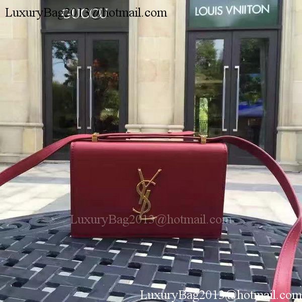 Yves Saint Laurent Cross-body Shoulder Bag Y26605 Wine Yves Saint Laurent Cross-body Shoulder Bag Y26605 Wine