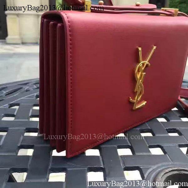 Yves Saint Laurent Cross-body Shoulder Bag Y26605 Wine Yves Saint Laurent Cross-body Shoulder Bag Y26605 Wine