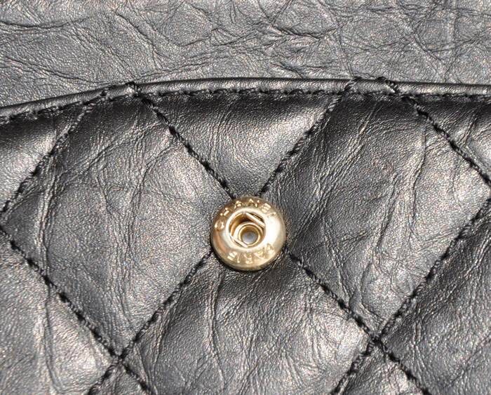 Chanel Sheepskin Leather Flap Bag 17222 Black Chanel Sheepskin Leather Flap Bag 17222 Black