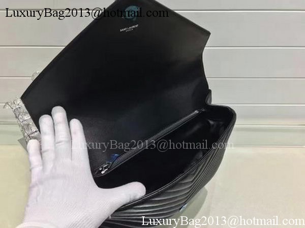 YSL Classic Monogramme Flap Bag Calfskin Leather Y22370 Black YSL Classic Monogramme Flap Bag Calfskin Leather Y22370 Black