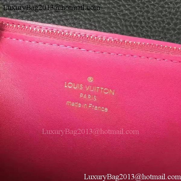 Louis Vuitton Calfskin Leather CAPUCINES WALLET M61249 Black Louis Vuitton Calfskin Leather CAPUCINES WALLET M61249 Black