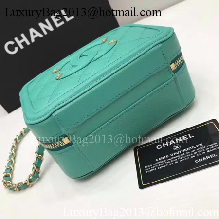 Chanel Cosmetic Bag Original Cannage Pattern A93341 Green Chanel Cosmetic Bag Original Cannage Pattern A93341 Green
