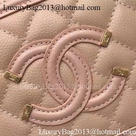 Chanel Cosmetic Bag Original Cannage Pattern A93341 Pink Chanel Cosmetic Bag Original Cannage Pattern A93341 Pink