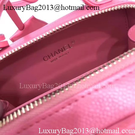 Chanel Cosmetic Bag Original Cannage Pattern A93341 Red Chanel Cosmetic Bag Original Cannage Pattern A93341 Red