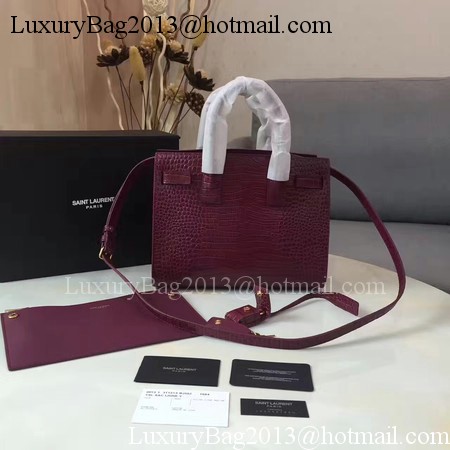Yves Saint Laurent Classic Sac De Jour Bag Y398710 Wine