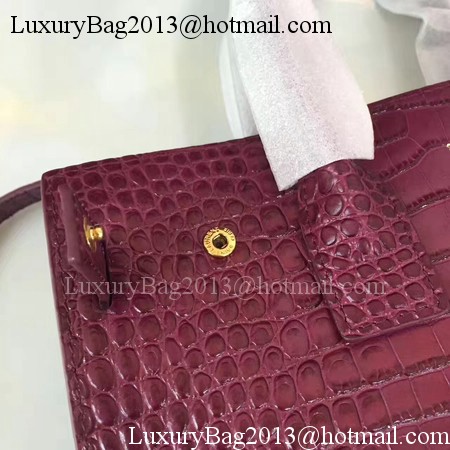 Yves Saint Laurent Classic Sac De Jour Bag Y398710 Wine