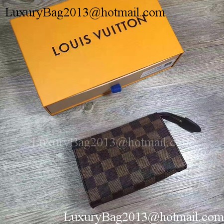 Louis Vuitton Damier Ebene Canvas TOILETRY POUCH 15 M47546 Louis Vuitton Damier Ebene Canvas TOILETRY POUCH 15 M47546