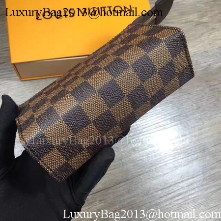 Louis Vuitton Damier Ebene Canvas TOILETRY POUCH 15 M47546 Louis Vuitton Damier Ebene Canvas TOILETRY POUCH 15 M47546