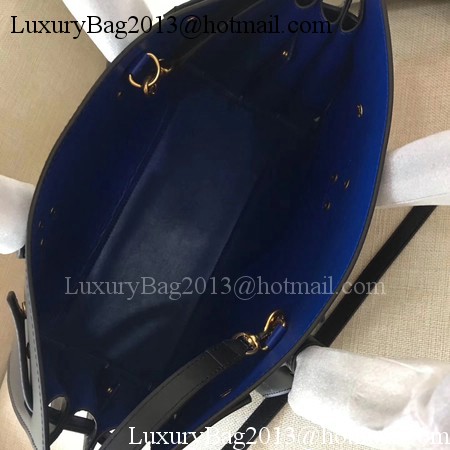 Yves Saint Laurent Classic Sac De Jour Bag Smooth Leather Y398709 Black&Blue Yves Saint Laurent Classic Sac De Jour Bag Smooth Leather Y398709 Black&Blue