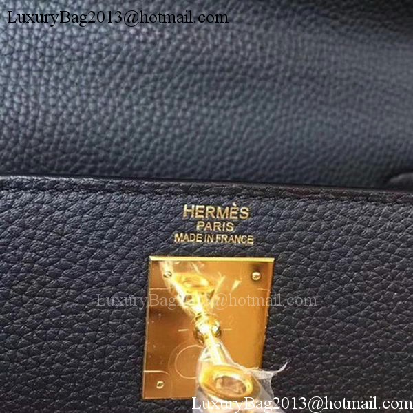 Hermes Kelly 32cm Shoulder Bag TOGO Leather KY32 Black Hermes Kelly 32cm Shoulder Bag TOGO Leather KY32 Black