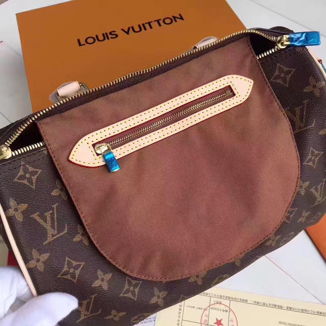 Louis Vuitton Monogram Canvas Speedy 30 with Shoulder Strap M40391 Louis Vuitton Monogram Canvas Speedy 30 with Shoulder Strap M40391