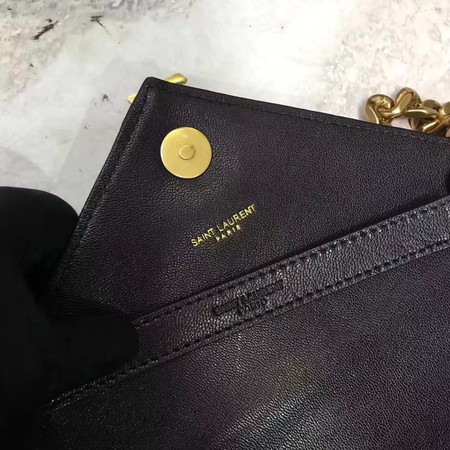 YSL Classic Monogramme Black Leather Flap Bag Y392737 Gold YSL Classic Monogramme Black Leather Flap Bag Y392737 Gold