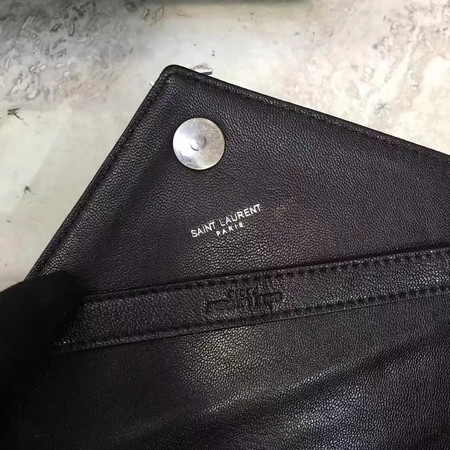 YSL Classic Monogramme Black Leather Flap Bag Y392737 Silver YSL Classic Monogramme Black Leather Flap Bag Y392737 Silver