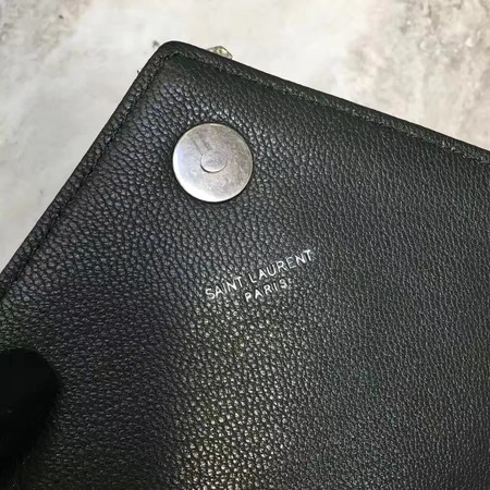 YSL Classic Monogramme Green Leather Flap Bag Y392737 Silver YSL Classic Monogramme Green Leather Flap Bag Y392737 Silver