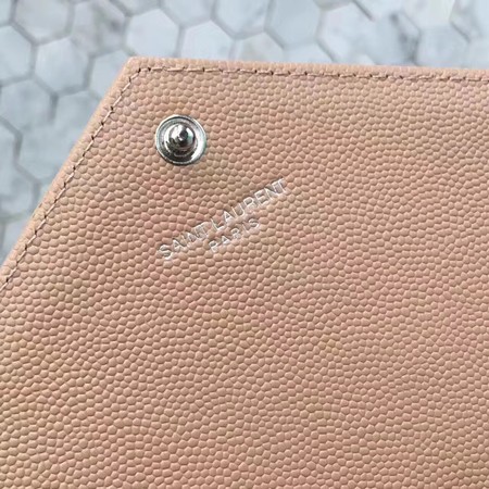 YSL WOC Classic Monogramme Flap Bag Cannage Pattern Y1003 Apricot YSL WOC Classic Monogramme Flap Bag Cannage Pattern Y1003 Apricot