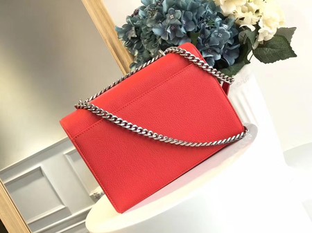 Yves Saint Laurent Leather Cross-body Shoulder Bag Y8004 Red Yves Saint Laurent Leather Cross-body Shoulder Bag Y8004 Red