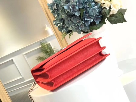 Yves Saint Laurent Leather Cross-body Shoulder Bag Y8004 Red Yves Saint Laurent Leather Cross-body Shoulder Bag Y8004 Red