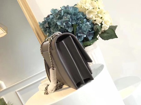 Yves Saint Laurent Leather Cross-body Shoulder Bag Y8005 Grey Yves Saint Laurent Leather Cross-body Shoulder Bag Y8005 Grey