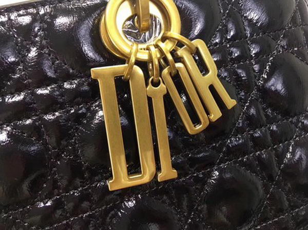 Dior Cannage Lady Bag Original Leather CD0584 Black Dior Cannage Lady Bag Original Leather CD0584 Black