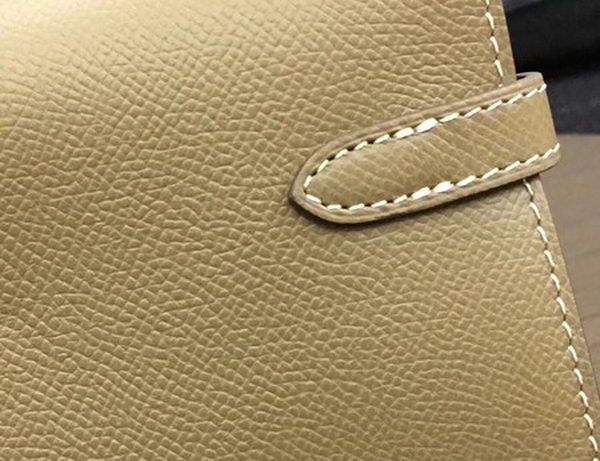 Hermes Kelly Epsom Leather Wallet H4086 Grey Hermes Kelly Epsom Leather Wallet H4086 Grey