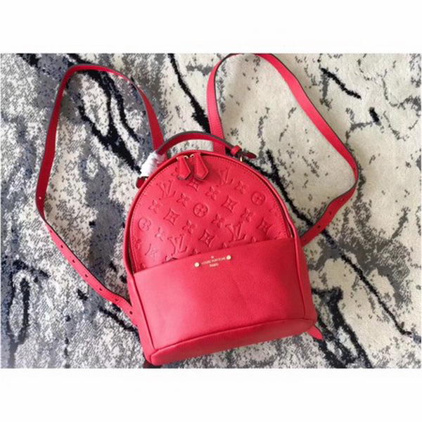 Louis Vuitton Monogram Empreinte SORBONNE BACKPACK M44019 Red