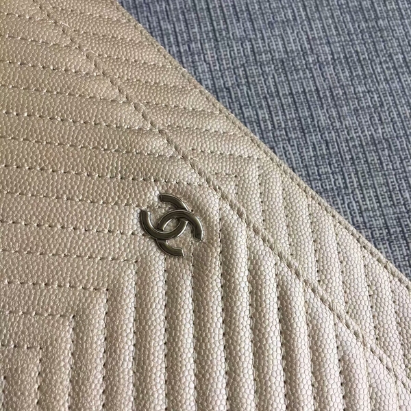 Chanel WOC Flap Shoulder Bag Gold Calfskin Leather A33814 Silver Chanel WOC Flap Shoulder Bag Gold Calfskin Leather A33814 Silver