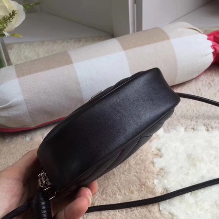 Yves Saint Laurent Monogram Leather Bag Y5804 Black Yves Saint Laurent Monogram Leather Bag Y5804 Black