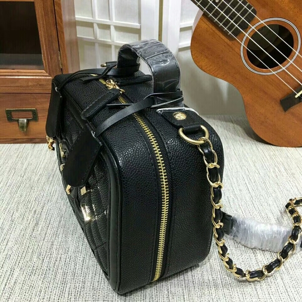 Chanel Calfskin Leather Mini Shoulder Bag 6070 Black Chanel Calfskin Leather Mini Shoulder Bag 6070 Black