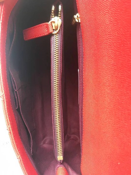 Chanel Classic Wine Top Handle Bag Red Original Leather A92292 Gold Chanel Classic Wine Top Handle Bag Red Original Leather A92292 Gold