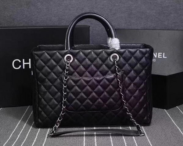 Chanel Tote Bag Sheepskin Leather CHA3625 Black Chanel Tote Bag Sheepskin Leather CHA3625 Black