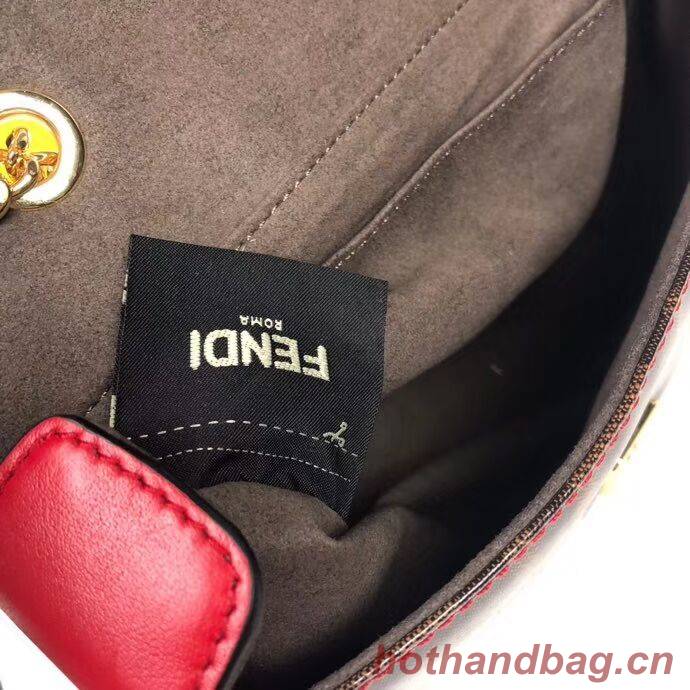 Fendi WALLET ON CHAIN 8HF836 RED Fendi WALLET ON CHAIN 8HF836 RED