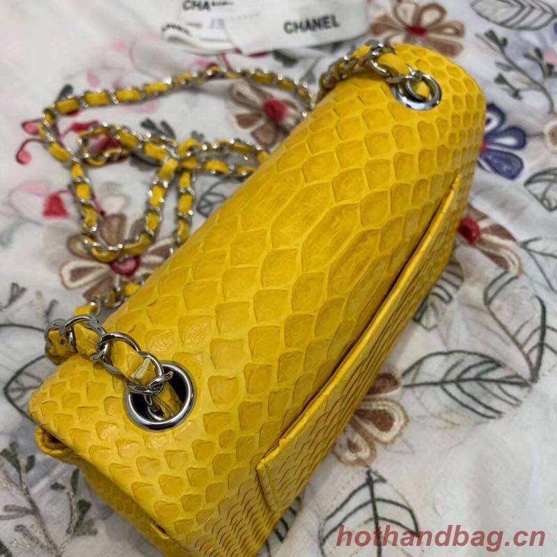 Chanel Mini Flap Bag Original Python & Gold-Tone Metal A69900 Yellow Chanel Mini Flap Bag Original Python & Gold-Tone Metal A69900 Yellow