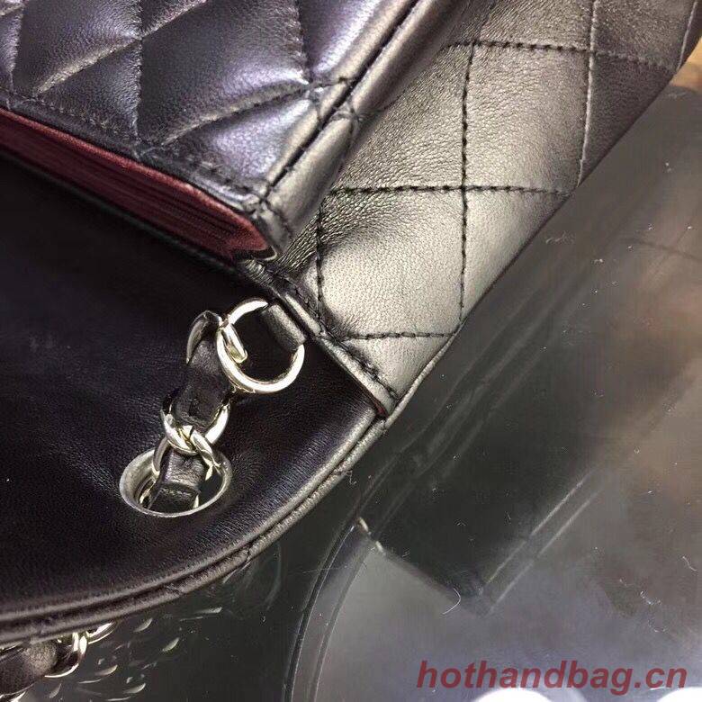 Chanel Classic MINI Flap Bag Original Sheepskin Leather A1115 Black Sliver Chain Chanel Classic MINI Flap Bag Original Sheepskin Leather A1115 Black Sliver Chain