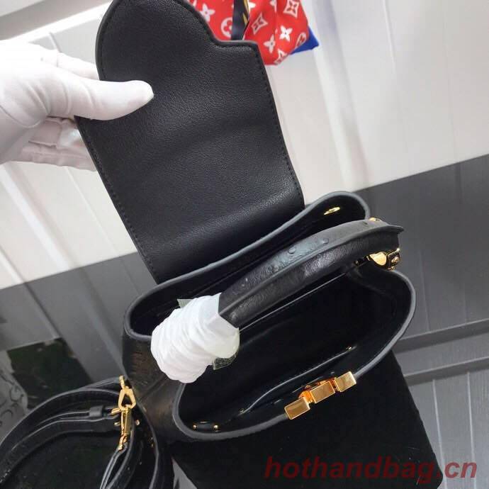 Louis vuitton original Ostrich pattern CAPUCINES BB M94587 Eau de Black Louis vuitton original Ostrich pattern CAPUCINES BB M94587 Eau de Black