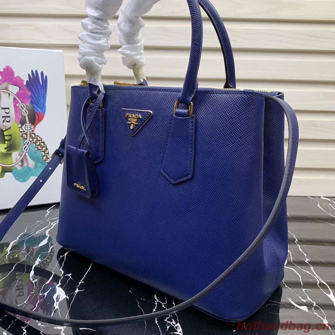 Prada Galleria Saffiano Leather Bag 1BA232 Blue Prada Galleria Saffiano Leather Bag 1BA232 Blue