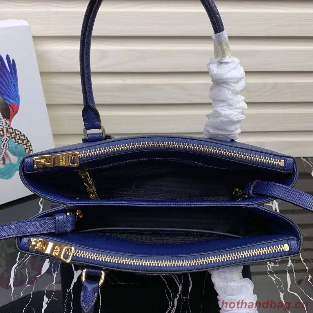 Prada Galleria Saffiano Leather Bag 1BA232 Blue Prada Galleria Saffiano Leather Bag 1BA232 Blue