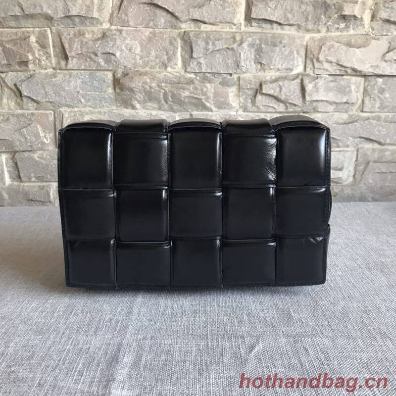 Bottega Veneta Sheepskin Weaving Original Leather BV3996 Black Bottega Veneta Sheepskin Weaving Original Leather BV3996 Black