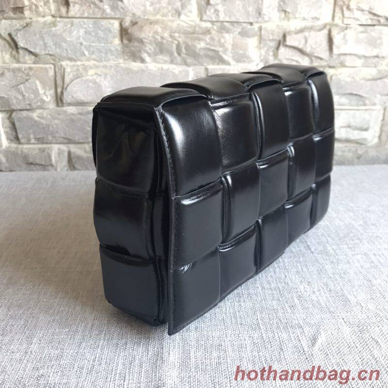 Bottega Veneta Sheepskin Weaving Original Leather BV3996 Black Bottega Veneta Sheepskin Weaving Original Leather BV3996 Black