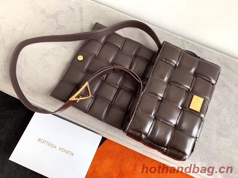 Bottega Veneta Sheepskin Weaving Original Leather BV3996 Brown Bottega Veneta Sheepskin Weaving Original Leather BV3996 Brown