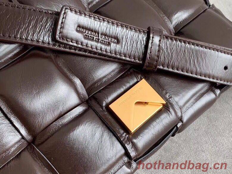 Bottega Veneta Sheepskin Weaving Original Leather BV3996 Brown Bottega Veneta Sheepskin Weaving Original Leather BV3996 Brown