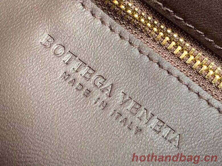 Bottega Veneta Sheepskin Weaving Original Leather BV3996 Brown Bottega Veneta Sheepskin Weaving Original Leather BV3996 Brown
