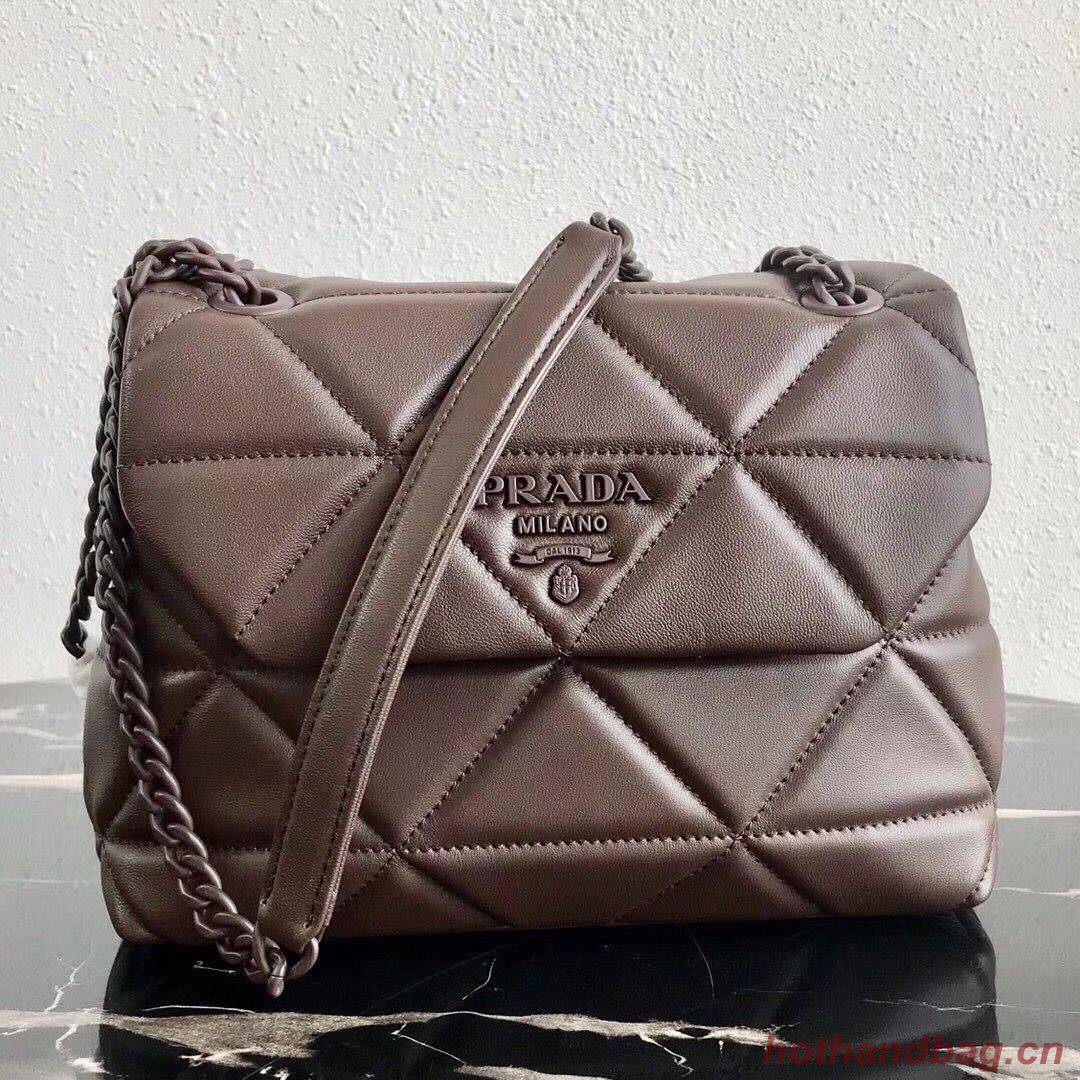 Small Prada Spectrum shoulder bag 1BD233 Dark Brown Small Prada Spectrum shoulder bag 1BD233 Dark Brown