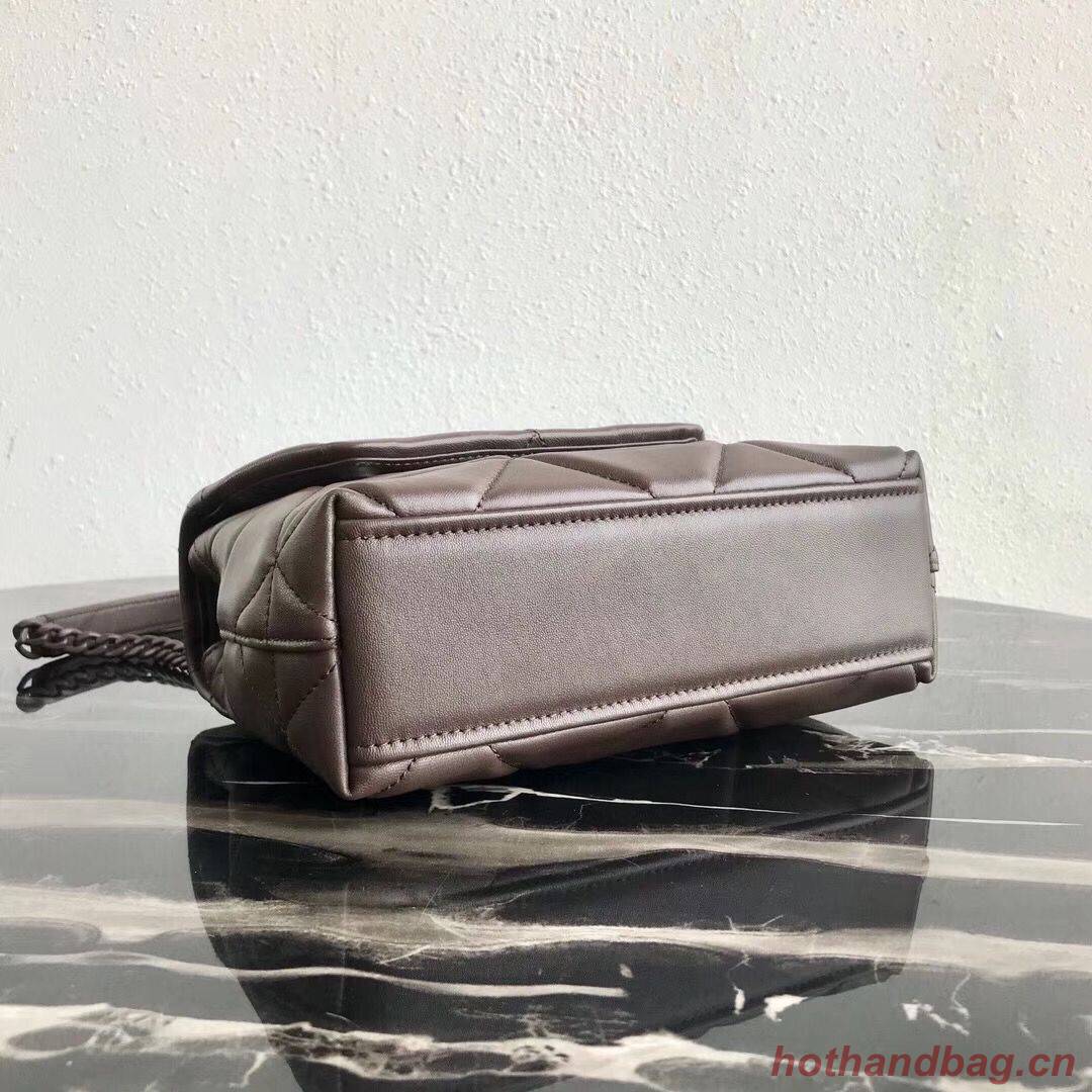 Small Prada Spectrum shoulder bag 1BD233 Dark Brown Small Prada Spectrum shoulder bag 1BD233 Dark Brown